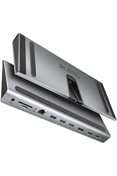 Axagon Hub USB HMC-4KX3, Triple 4K Display, Superspeed USB-C