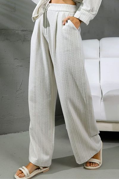BALANDI Lina Linen Trousers