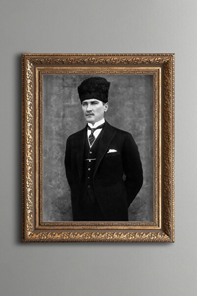 epiqart Mustafa Kemal Atatürk - Cadru cu model vintage