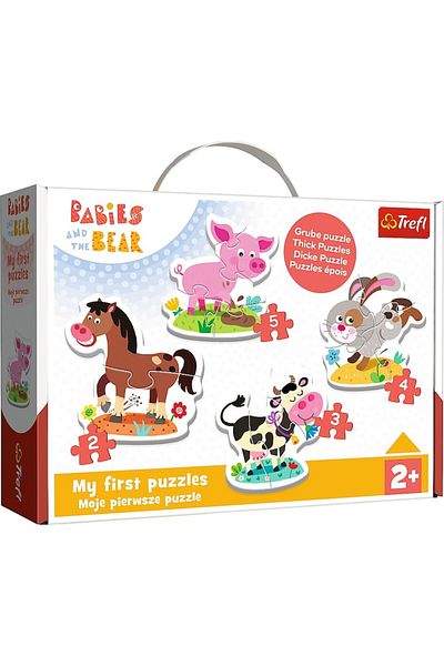 Trefl Puzzle Baby Classic, La Ferma, 14 pieces