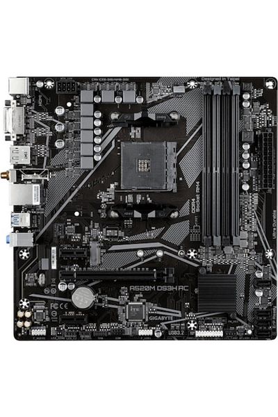 Gigabyte Placă de bază A520M DS3H AC