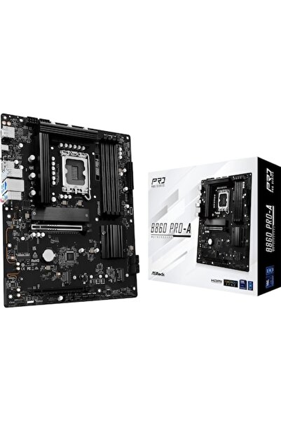 ASROCK Placă de bază B860 PRO-A, LGA1851, 4xDDR5, 256GB, ATX