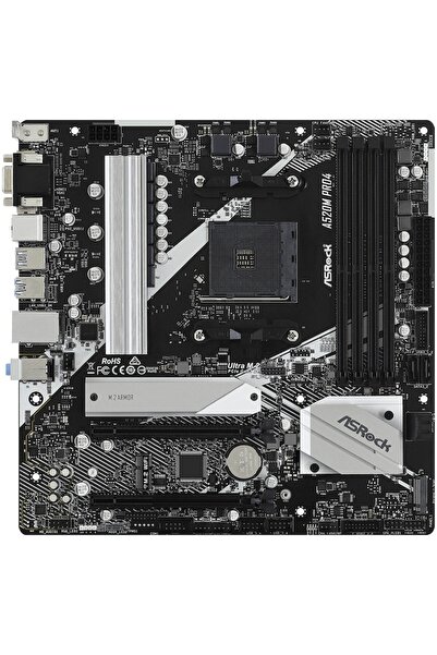 ASROCK Placa de baza A520M PRO4, Socket AM4