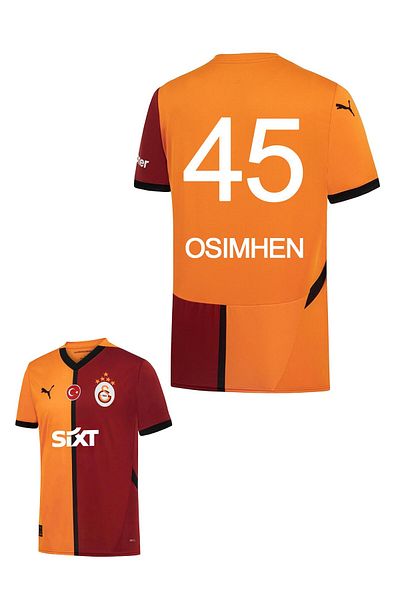 Galatasaray قميص مطبوع خاص لعام 2024/2025 مع ترخيص الجزء المنزلي