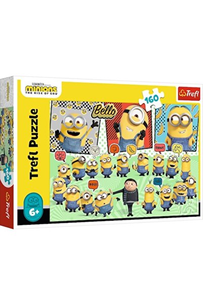 Trefl Puzzle - Mimoni: Vzestup Grua, Dobrodružství mimonů, 160 dílků