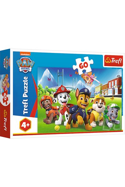 Trefl Puzzle - Paw Patrol, Puppies in the Grass, 60 Pieces