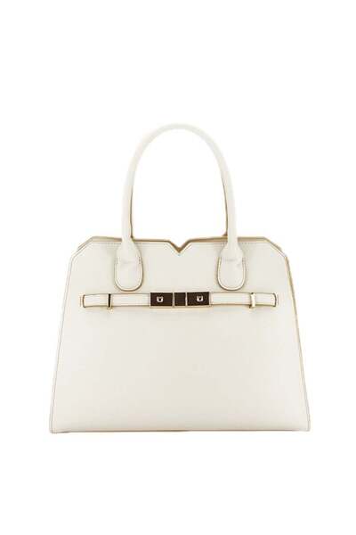 Diana&Co Πολυτελής τσάντα σε κρεμ χρώμα LJX3559-5 16