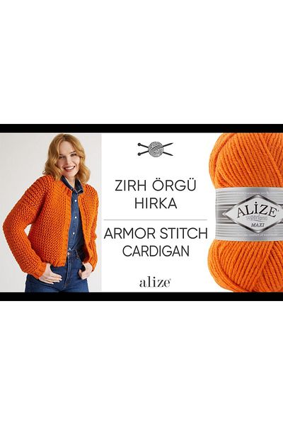 Alize Superlana Maxi Hand Knitting Yarn 100g – 75% Acrylic 25% Wool – Color No: 111 – Plum