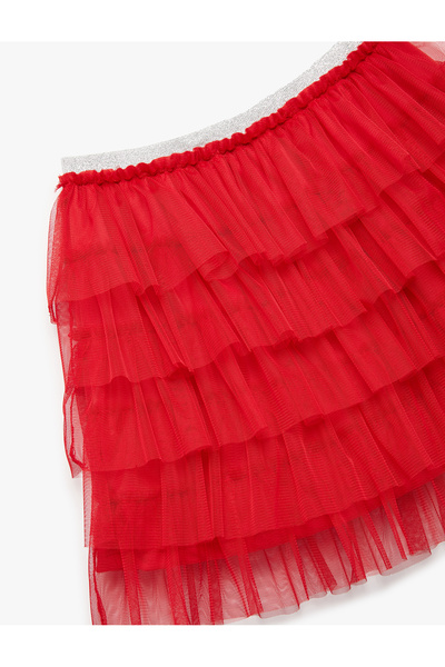 Koton Layered Elastic Waist Lined Tutu Skirt