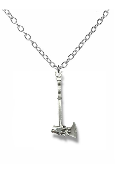 Herşey Nota قلادة على شكل رأس ذئب - إكسسوار قوطي مطلي بالزاماك للجنسين مع سلس...