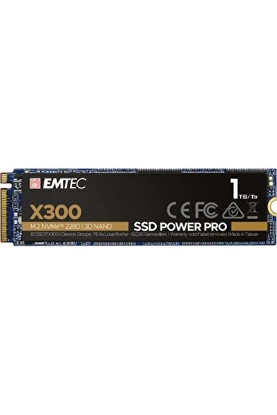 Emtec SSD, Emtec, 1TB, M.2, PCIe, Черен