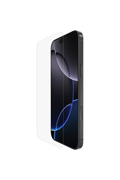 Belkin SF InvisiGlass tratat AM, pachet de 1 folie pentru iPhone 16 Pro Max, ...
