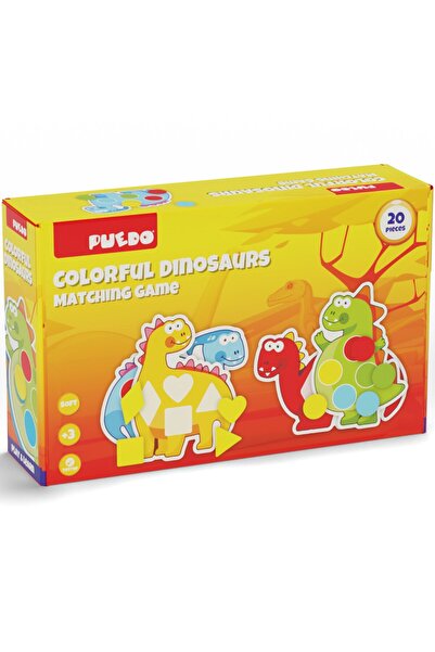 PUEDO Joc - Potriveste dinozaurii, 20 piese