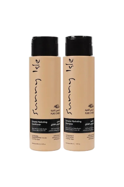 Sunny Isle شامبو وبلسم إصلاح الشعر التالف ببودرة تشيبي النقية (354*2 مل)