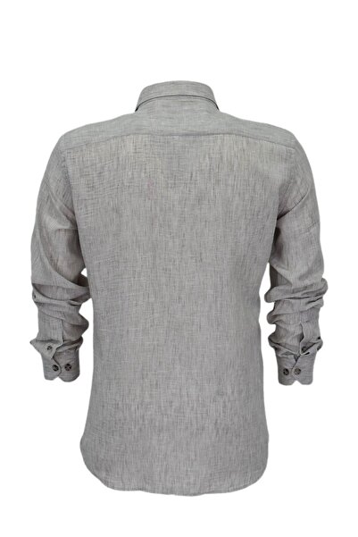 KAMER Men's Summer Classic Long Sleeve Shirt 3819 Bgl-St04753