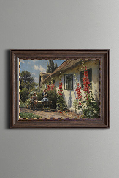 epiqart Yaz Günü - Vintage Desenli Çerçeve