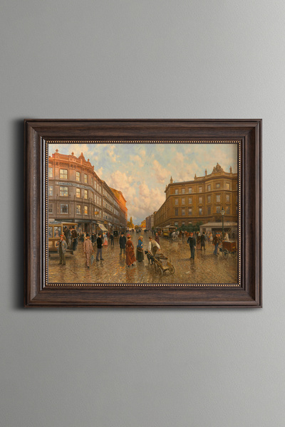 epiqart Refah Evi - Cadru cu model vintage