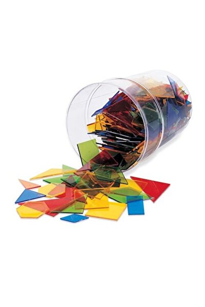 Learning Resources Poligoane colorate, 450 bucati, 5 - 13 ani