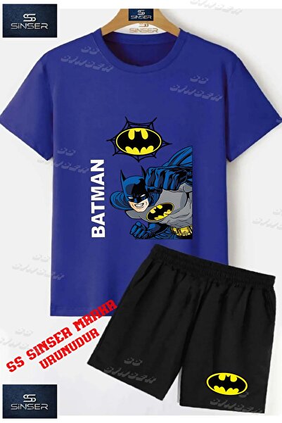 SS SİNSER Children's Unisex “Batman Side Writing Logo Buyuk“ Special Printed ...
