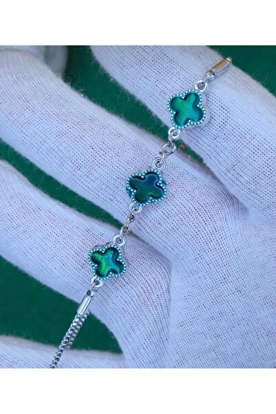 charmove ile kendinizi şımartın Yonca Desenli Asansörlü Özel Tasarım Gümüş Re...