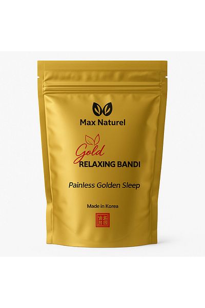 max naturel شريط تدفئة العضلات كينيسيو سريع المفعول من جولد ريلاكسينج، 25 قطعة