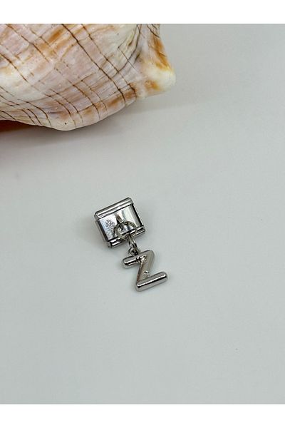 ilvesa shop Italian Bracelet Z Letter Dangle Charm