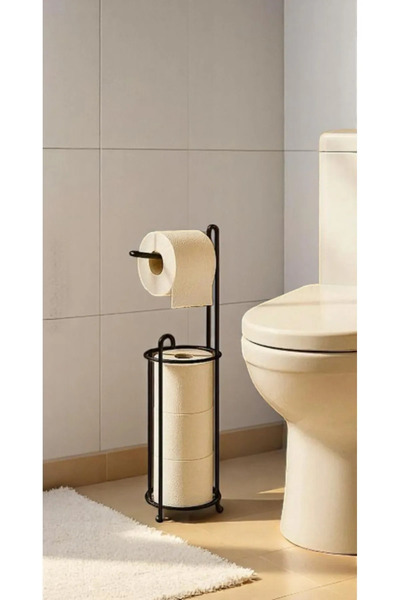 Egem Home Μαύρη βάση για χαρτομάντηλο τουαλέτας με βάση θήκη για χαρτοπετσέτα...