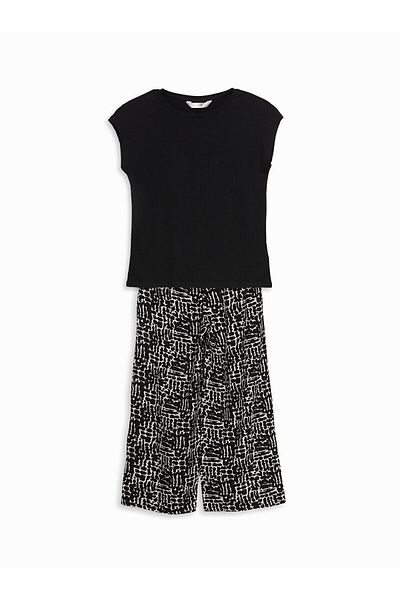 LC Waikiki Set de pijamale de damă cu decolteu rotund