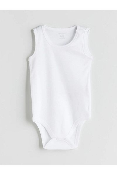 LC Waikiki LCW baby Basic Body pentru bebeluși cu fixare rapidă 3 bucăți (W5)