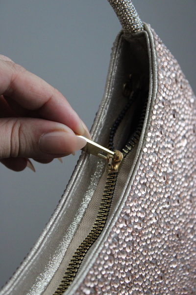 mossi Gold Women's Stone Chain Strap Evening Dress Bag Wedding Bundle Bag