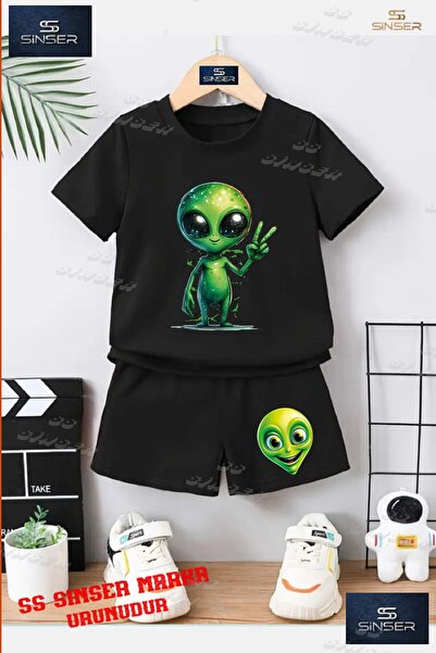SS SİNSER Tricou cu gât rotund cu imprimeu personalizat UNISEX pentru copii „...