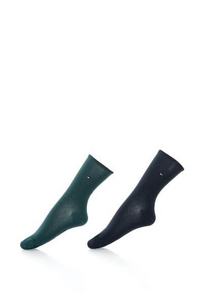 Tommy Hilfiger , Set de șosete lungi - 2 perechi, verde, bleumarin, mărimea 39-42