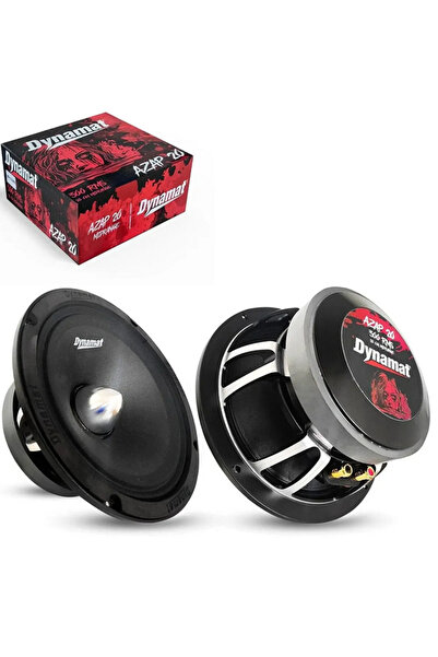 Dynamat Azap-20-Gerçek 300W Rms-Deprem Etkisi-Profesyonel 20 cm Midrange-2 Adet