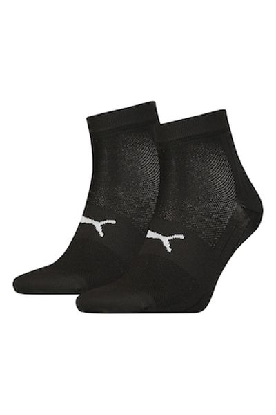 Puma , Set de sosete scurte unisex - 2 perechi, Alb, Negru, 43-46