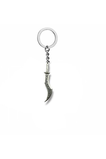 Herşey Nota Breloc cu figură de sabie brodată – Accesoriu unisex gotic din metal Zamak