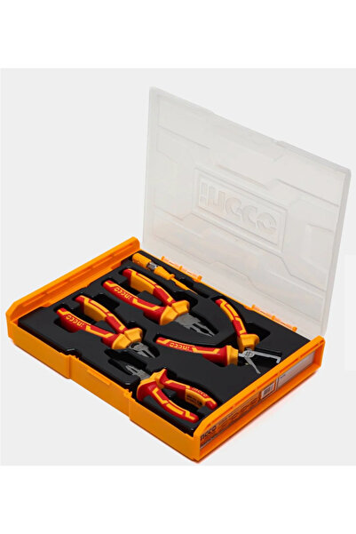 Hırdavat Ingco 5 Parça Profesyonel İzoleli Pense ve Tornavida Seti