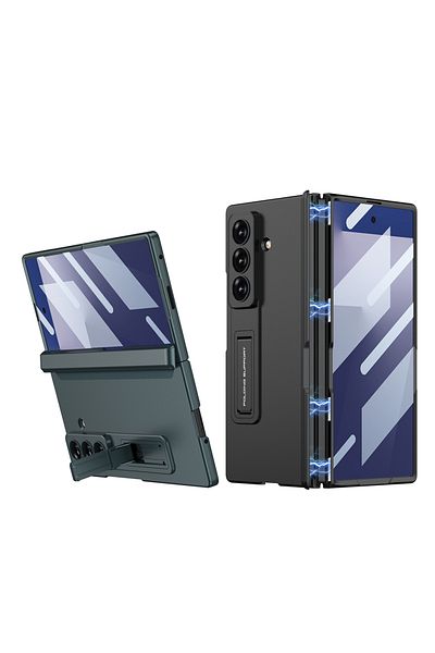 m.tk moveteck Samsung Galaxy Z Fold 7 Case Magnetic Detachable Hidden Stand Magnet Simple Premium Cover