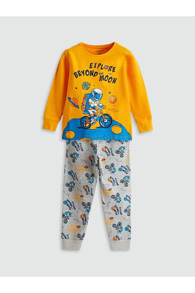 LC Waikiki Set de pijamale pentru băiat cu gât
