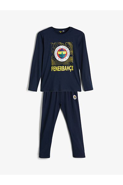 LC Waikiki Set de pijamale pentru bărbați cu imprimeu standard f