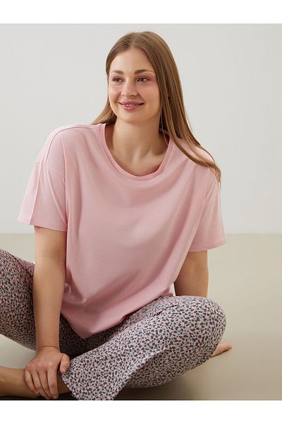 LC Waikiki Set de pijamale pentru femei cu modele de mărime mare