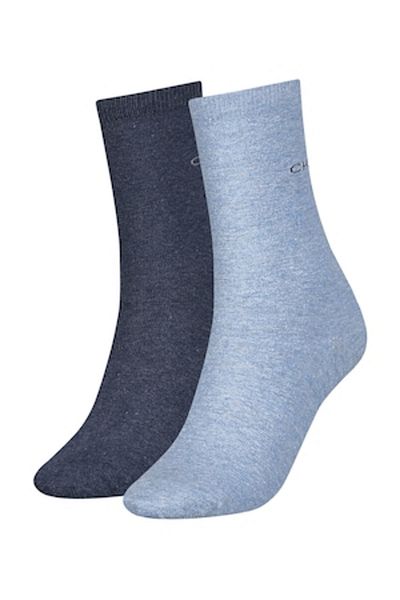 Calvin Klein , Long Socks Set - 2 Pairs, Blue, One Size
