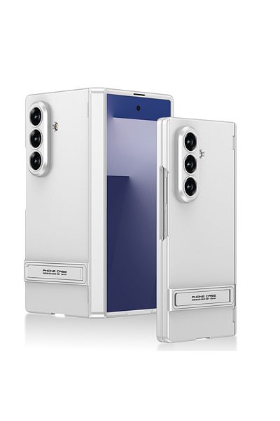 m.tk moveteck Samsung Galaxy Z Fold 7 Case L Stand Camera Protection Kipta Titanium Color Pc Cover