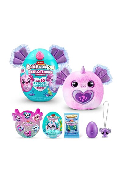 My Reality Fashion نيسي وورلد RAR35000 رينبوكورن أكسولوتل كورن لعبة قماشية