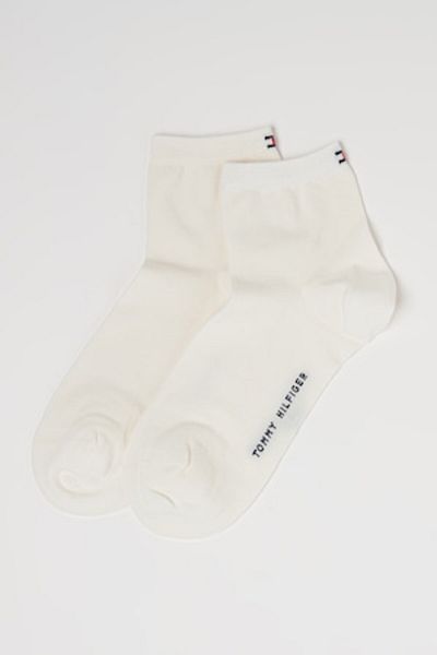 Tommy Hilfiger Set de șosete scurte - 2 perechi, alb murdar, mărimea 39-42