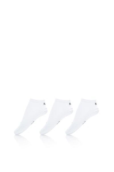 Puma , Set of short unisex socks - 3 pairs, White, 35-38