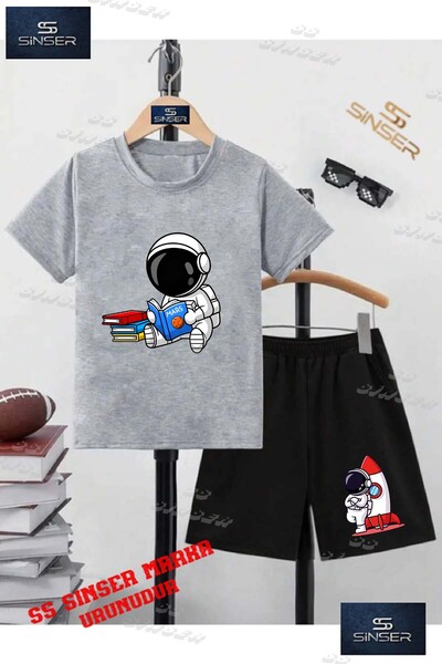 SS SİNSER Tricou cu gât rotund imprimat personalizat UNISEX pentru copii „AST...