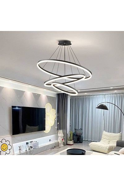 Generic Three Ring Chandelier 2 colors