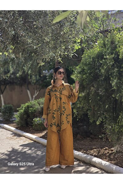 Henna Elisa keten etnik gömlek