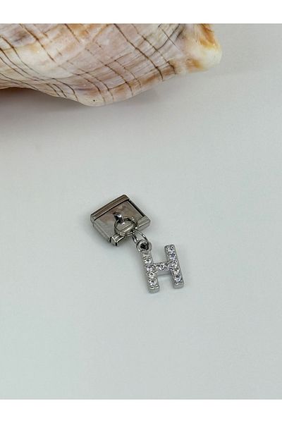 ilvesa shop Italian Bracelet H Letter Dangle Stone Charm
