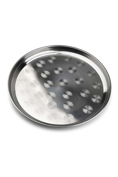 MONDEX Tavă de servire, Mondex, Basic Kitchen, Oțel inoxidabil, 39x39x3 cm, Argintiu